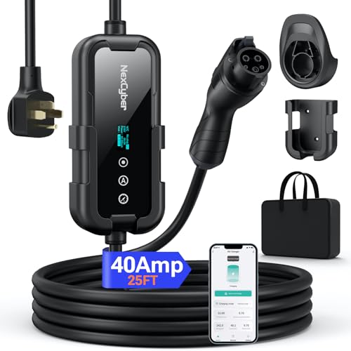 NexCyber NexCyber Level 2 EV Charger 40Amp with WiFi APP/Plug-Play, 24 — Design and materials in detail