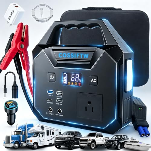 COSSIFTW COSSIFTW Heavy Duty 10000A Jump Starter Built-in AC 200W Inve — Key features at a glance