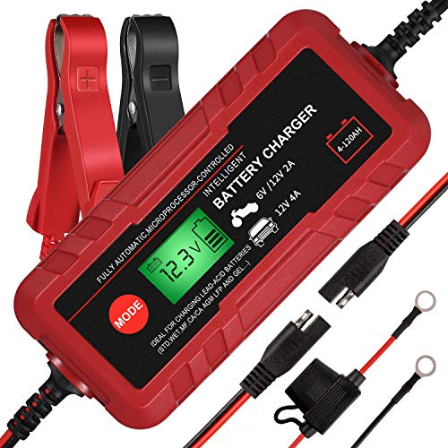 Adakiit Adakiit 4A Smart Car Battery Charger, 6V 12V Automotive Charge — Key specifications at a glance
