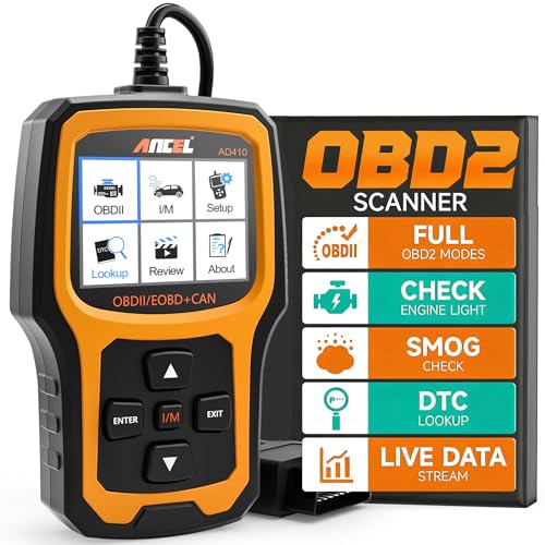 ANCEL ANCEL AD410 Enhanced OBD2 Scanner, Vehicle Code Reader for Check — Manufacturer product photo — obd2 scanner buying guide
