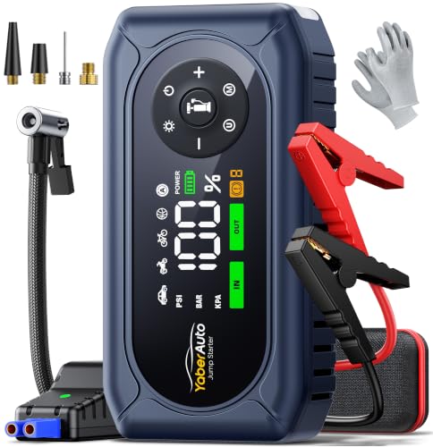 YaberAuto YaberAuto 5000A 150PSI Car Battery Jump Starter with Air Com — Key features at a glance
