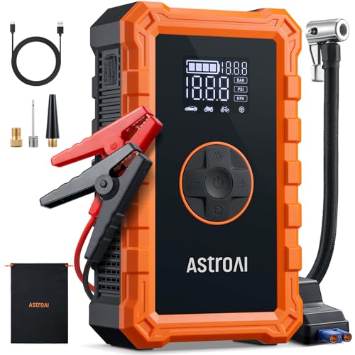 AstroAI AstroAI S8 Air Jump Starter with Air Compressor, 3000A Peak Ca — Key specifications at a glance
