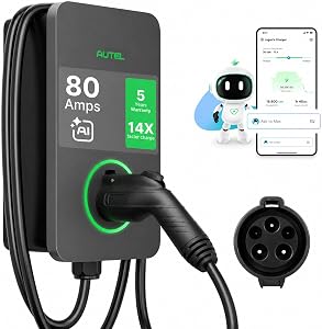Autel MaxiCharger Level 2 Electric Vehicle (EV) Charger, up to 80 Amp Fast Charging EV Cha
