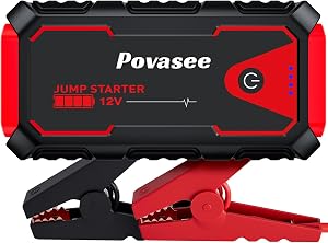 Povasee Jump Starter 5000A Car Jumper Starter, Model A30 12V Jump Box for Car Battery up t