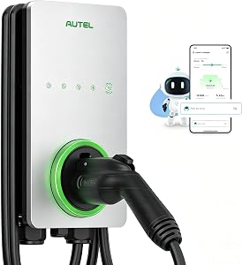 Autel Home Level 2 EV Charger up to 50Amp, 240V, Indoor/Outdoor Car Charging Station, Flex