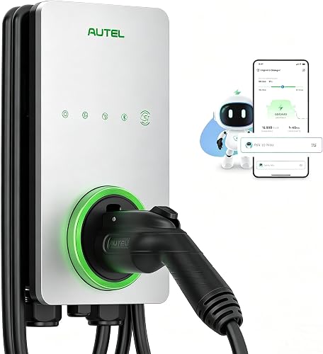 Autel Home Level 2 EV Charger up to 50Amp, 240V, Indoor/Outdoor Car Ch — Our recommended configuration for best results