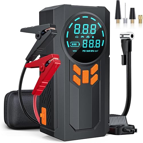 Jump Starter with Air Compressor, 5000A 160PSI Battery Jumper Starter — Side-by-side comparison of top picks in this category