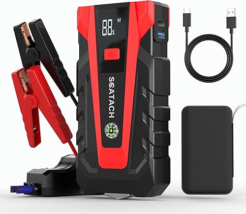 Scatach 3000A Car Battery Jump Starter,12V Jump Starter Battery Pack P — Real-world performance testing in action