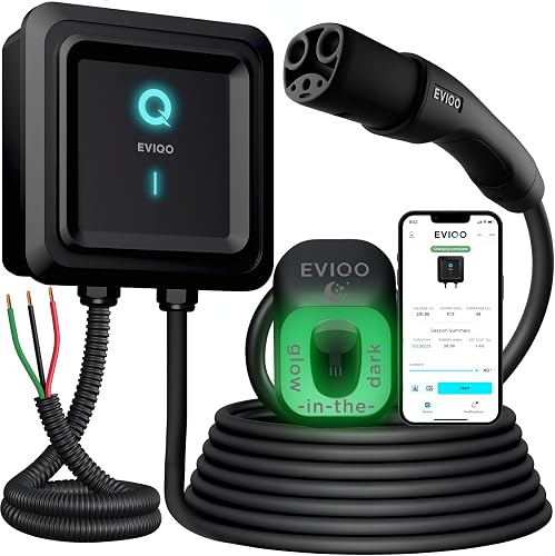 EVIQO NACS Charger for Tesla 48 Amp 240V Hardwired Level 2 EV Charger — Our recommended configuration for best results