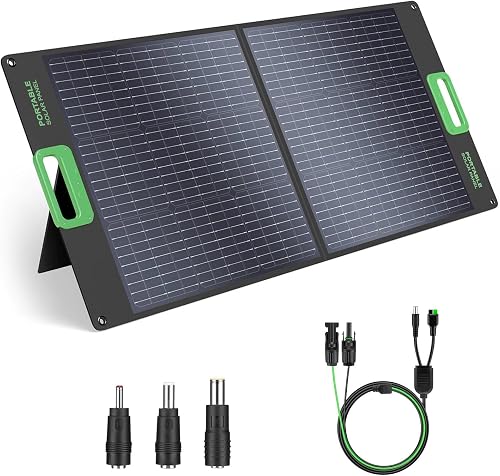 100W Portable Solar Panel for Power Station Generator, 20V Foldable So — Durability testing under extreme conditions