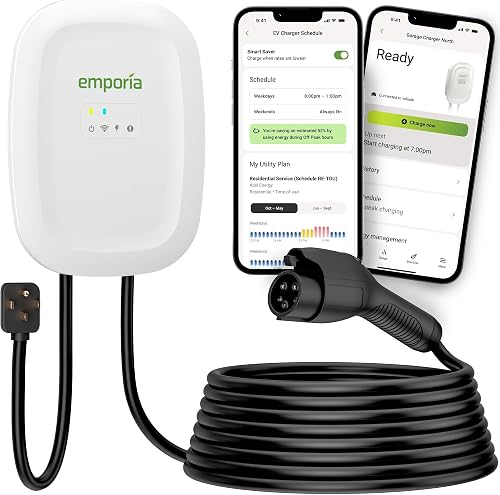 EMPORIA Level 2 EV Charger w/ J1772 Connector — 48 Amp, 240V WiFi Enab — Real-world performance testing in action